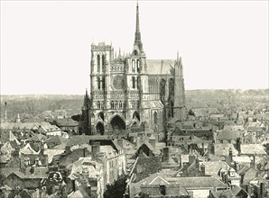 View from the Belfry, Amiens, France, 1895.