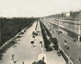 The Rue de Rivoli, Paris, France, 1895.