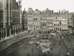The Hotel de Ville, Brussels, Belgium, 1895.