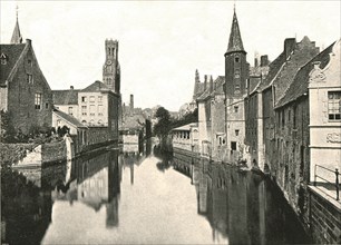The Canal, Bruges, Belgium, 1895.