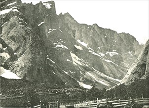 The Trolltindane mountains, Horgheim, Norway, 1895.
