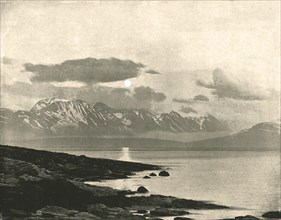 The Midnight Sun on the Arctic Ocean, Tromso, Norway, 1895.