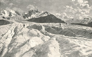 Roseg Glacier near Pontresina, Engadine, Switzerland, 1895.