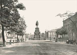 Statue of Frederick the Great, Unter Den Linden, Berlin, Germany, 1895.