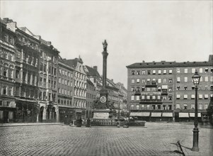 The Karolinenplatz, Munich, Germany, 1895.