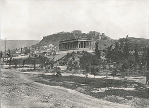 The Agora and Acropolis, Athens, Greece, 1895.