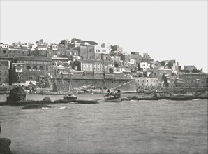 View from the sea, Jaffa, Palestine, 1895.