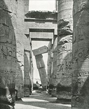 Columns of the Hypostyle Hall, Karnak, Egypt, 1895.