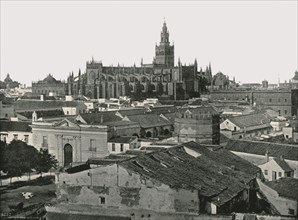 The Cathedral, Seville, Spain, 1895.