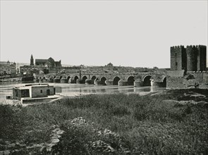 The Roman bridge, Cordoba, Spain, 1895.