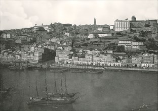 Panorama of the city of Oporto, Portugal, 1895.
