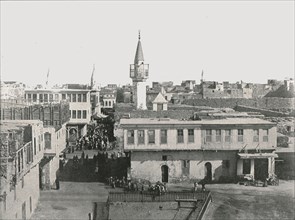 View of the Old Town, Suez, Egypt, 1895.