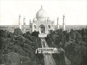 The Taj Mahal, Agra, India, 1895.