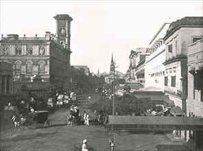 Court House Street, Calcutta, India, 1895.