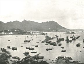 East Point showing Victoria Hills, Hong Kong, 1895.