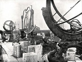 Some Instruments on top of the Observatory, Pekin', China, 1895.