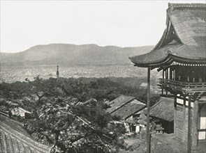 View from the hills, Kyoto, Japan, 1895.