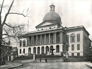 The Massachusetts State House, Boston, USA, 1895.