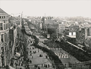 A fete day in the American capital, Washington DC, USA, 1895.