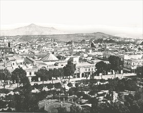 View from the cathedral, Puebla, Mexico, 1895.