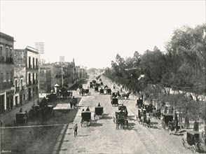 Avenida Juarez, Mexico City, Mexico, 1895.