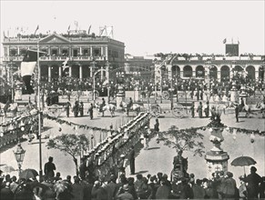 The Great Square on a Fete Day', Montevideo, Uruguay, 1895.