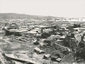 General view of the city, Valparaiso, Chile, 1895.