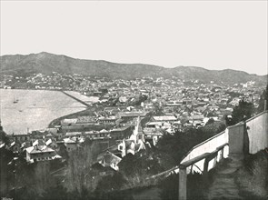 General view of the city, Wellington, New Zealand, 1895.