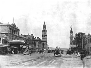 King William Street looking south, Adelaide, Australia, 1895.