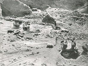 Diamond mines, Kimberley, South Africa, 1895.