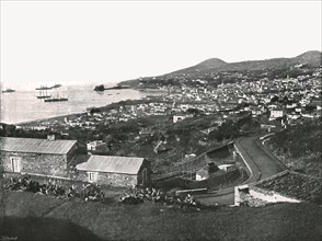 General view of Funchal, Madeira, Portugal, 1895.