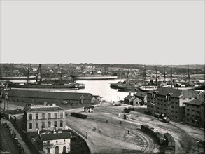 The Docks, Southampton, 1895.