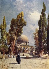 The Dome of the Rock from the Mosque El Aksa', 1902.