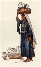 Syrian Peasant with Milk Vessels', 1902.