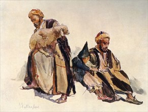 Syrian Shepherds and Shepherd Boy', 1902.