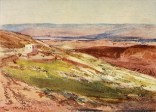 The Valley of the Jordan from the Mount of Olives', 1902.
