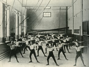 Physical Exercises at the Royal Institution for the Deaf and Dumb, Friar Gate, Derby', 1902.