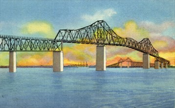 Cooper River Bridge, Charleston, S.C.', 1942.