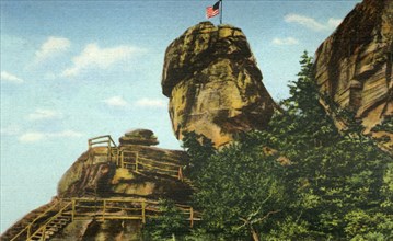 Chimney Rock and Rock Pile, Western North Carolina', 1942.