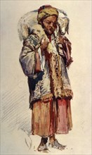 Syrian Shepherd (Abu Mustapha) Carrying a Lamb on His Shoulders', 1902.