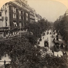 The Grand Boulevard, Paris, France', 1894.