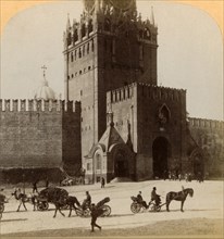 Spaski Voroto, Sacred Gate of the Kremlin,...Moscow, Russia', 1898.