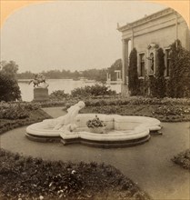 Narcissus Fountain on Empress Island, "Colonists Park," Palace Grounds of Peterhof, Russia', 1898.