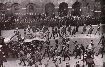 Funeral procession of King Edward VII, Whitehall, London, 20 May 1910.