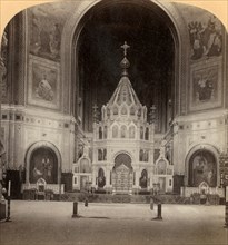 The Magnificent Altar, Temple of Our Saviour, Moscow's greatest Church, Russia', 1898.