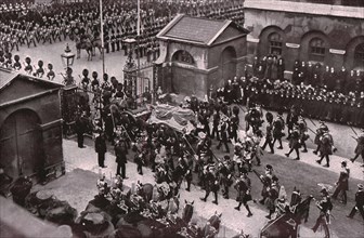 Funeral procession of King Edward VII, Whitehall, London, 20 May 1910.