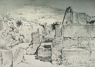 Apse of the Fourth Century Church Over Jacob's Well at Shechum (Nablus)', 1902.