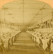 Dining Hall, Grand Union Hotel, Saratoga, Largest Dining Hall in the World', 1882.