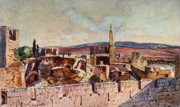Portion of the Citadel of Jerusalem', 1902.