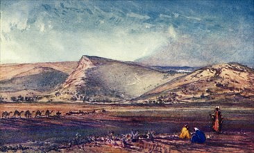 The Hills Round Nazareth from the Plain of Esdraelon', 1902.